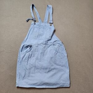 Jean Dress Overalls Vintage Light Blue Denim Overall Dress / Jumper Sz 11